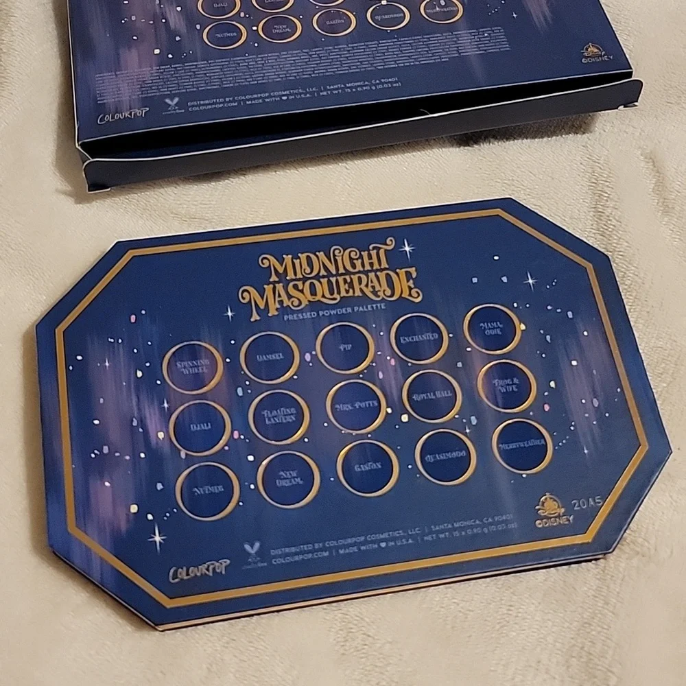 Colourpop x Disney Princess Midnight Masquerade Eyeshadow Palette - New - Picture 12 of 12